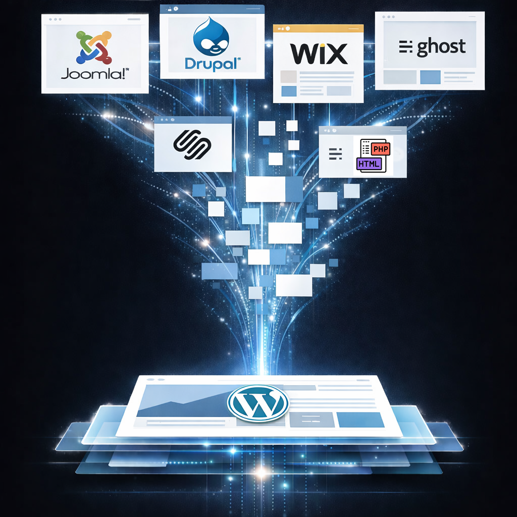 Migrate and Convert any website to WordPress